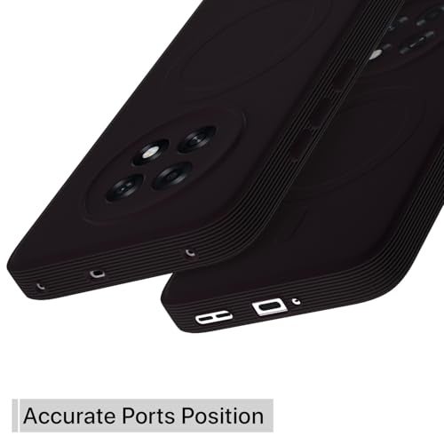 Pikkme Back Cover for Oppo F31 Pro Plus 5G Soft Matte Silicone Mag-Safe Design (Mag-Safe Not Support) Camera Protection | Slim Fit Bumper Cover (Purple) - Image 4