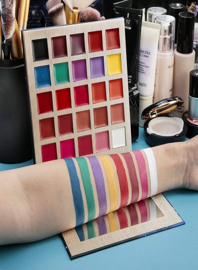 COSLUXE x DELANCI Lipstick Palette, 25 Color Lip Palette, Soft Moisturizing Long Lasting Smudge Proof Matte Lipstick Set, Multishade Cream Lip Gloss Makeup Palette Professional Cosmetic Lip - Image 1