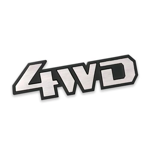 SIAGO SIA259 Premium 4WD Metal Car Sticker - Durable & Stylish Auto Emblem for Vehicles - Customizable Designs - Easy Installation - Weather-Resistant & Long-Lasting - Image 1