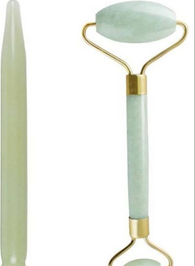 2 -Piece Jade Roller Massager - Image 4