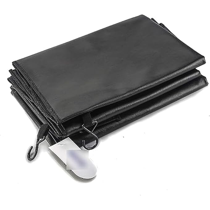 Unity 3Pcs Set Automotive Mechanic Magnetic Fender Cover Mat Pad Set With Hooks Big Size For SuvRed - Image 2