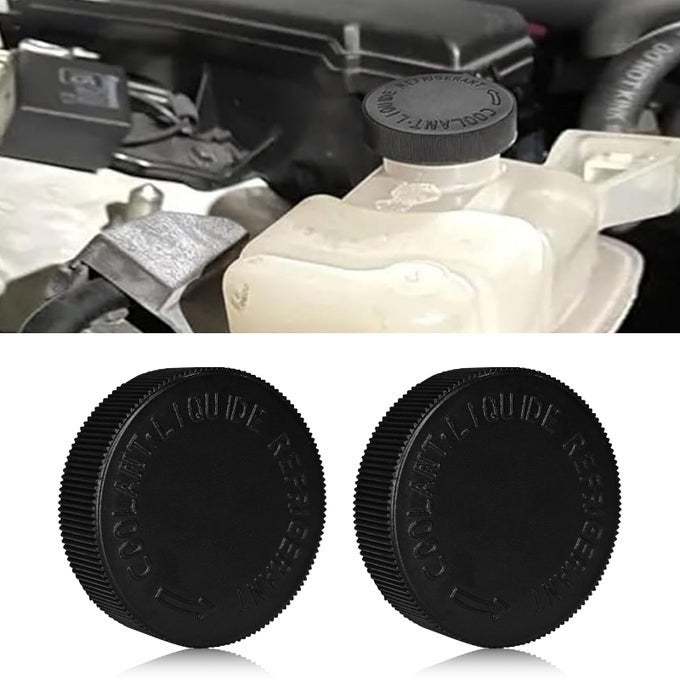 Tobenbone 2PCS 2171279900 Coolant Reservoir Cap Coolant Radiator Cover Replacement Engine Coolant Overflow Reservoir Tank Cap Compatible with Nissan Murano Rogue Versa Infiniti Black