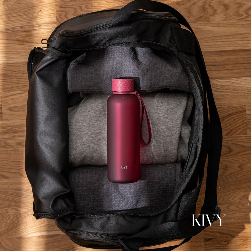 Kivy Slim Water Bottle 22Oz [Lightweight & Shatterproof] - Small Drinking Waterbottle - Tritan Bottle Without Straw For School  Sport & Travel - Drinking Bottle Dishwasher Safe  Bpa Free - Image 2