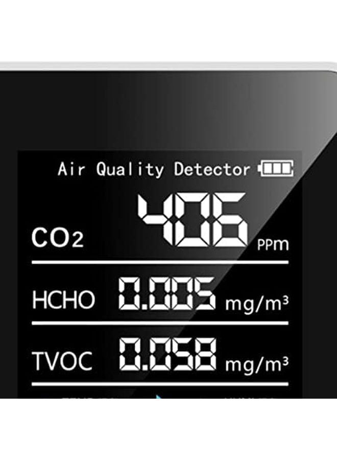 Mini CO2 Detector 5 in 1 Air Quality Monitor for HCHO TVOC Temperature Humidity - Image 5
