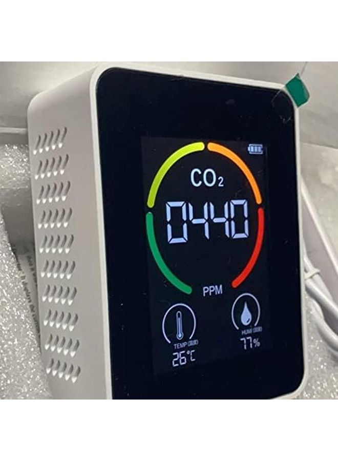 Mini CO2 Detector 5 in 1 Air Quality Monitor for HCHO TVOC Temperature Humidity - Image 3
