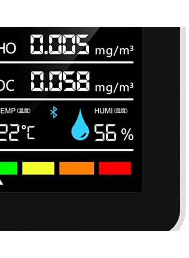 Mini CO2 Detector 5 in 1 Air Quality Monitor for HCHO TVOC Temperature Humidity - Image 4