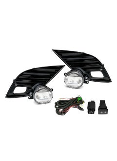 بيوينتي طقم مصابيح الضباب LED مع أغطية على شكل مصراع وحزمة أسلاك - مقاومة للعوامل الجوية ومقاومة للصدمات  - Image 1