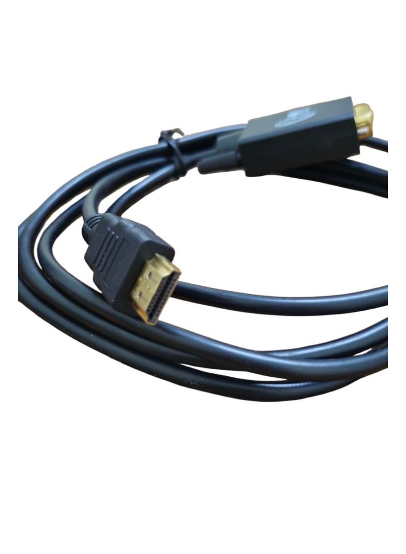 HDMI to VGA Cable 1.8m – High-Quality Connection for Monitors and Projectors  - Image 2