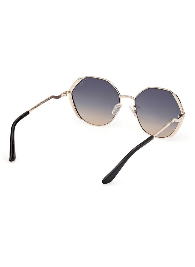 GUESS Women's UV Protection Hexagon Sunglasses - GU7842-S33W58 - Lens Size: 58 Mm - Image 5