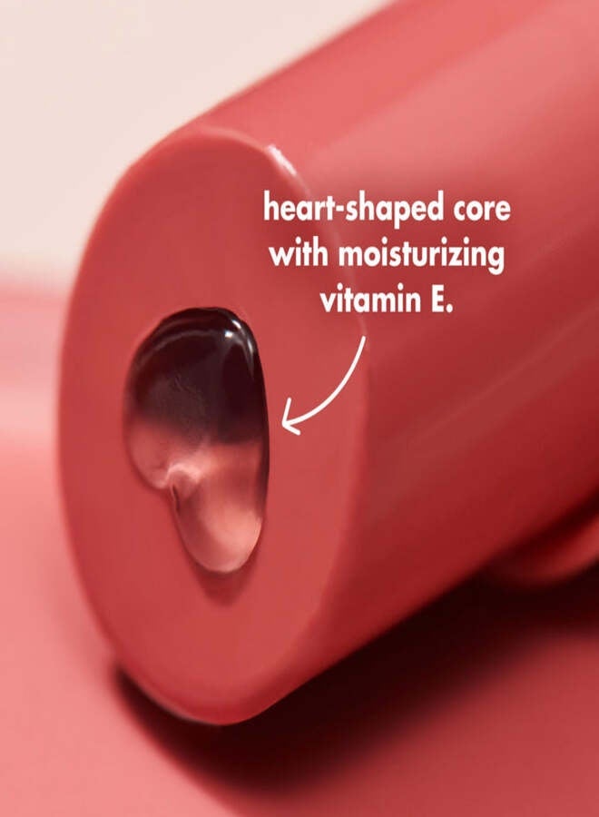 elf e.l.f. Hydrating Core Lip Shine Delightful – Tinted Hydrating Lip Balm with Glossy Shine, Nourishing Heart-Shaped Core, Lightweight Moisturizing Formula, 2.3 g / 0.08 oz - Image 4