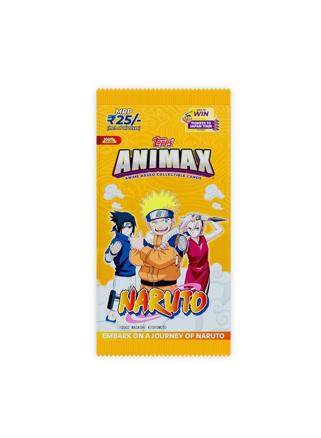 Topps Animax 2024 Official Naruto Collectible Card Game(Flow Pack of 40) - Image 2