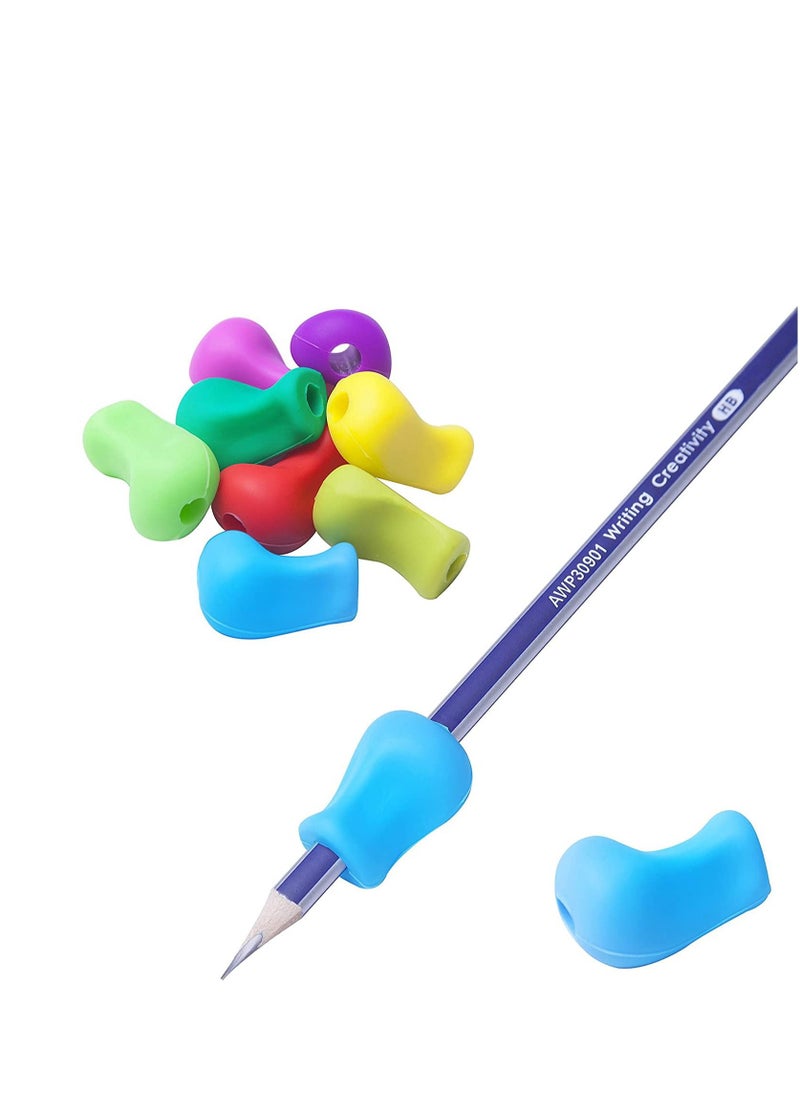 SYOSI - Pencil Grips for Children 10 Pack Pencil Grips for Kids Handwriting, Ergonomic Writing Training Aid Correction Silicon Gel Pencil Grip for Children Preschoolers - Image 1