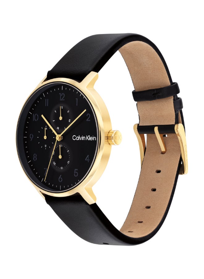 CALVIN KLEIN Unisex Analog Round Shape Leather Wrist Watch 25200404 - 40 Mm  - Image 1