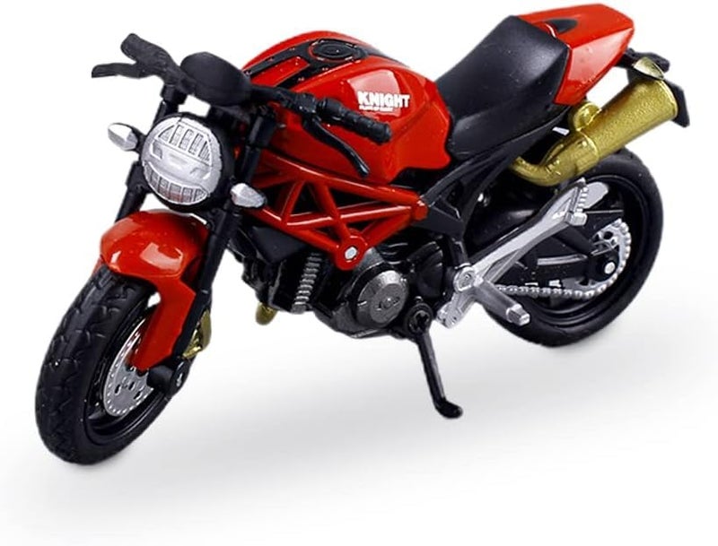 PLUSPOINT Die Cast Motorcycle Toy Bike Scale Model Vehicles Alloy Simulation Superbike Also for Car Dashboard Kids Adult Alloy Highly Simulation Model Vehicle Motorbike Street Machine Kids Toy Gift - Image 1