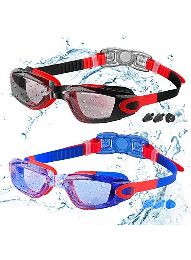 COOLOO Kids Swim Goggles, 2 Packs Swimming Goggles For Kids Girls Boys And Child Age 416 - Image 1