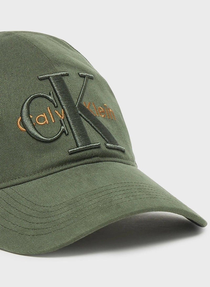 CALVIN KLEIN LARGE LAYERED MONOLOGO curved peak CAP - Image 4