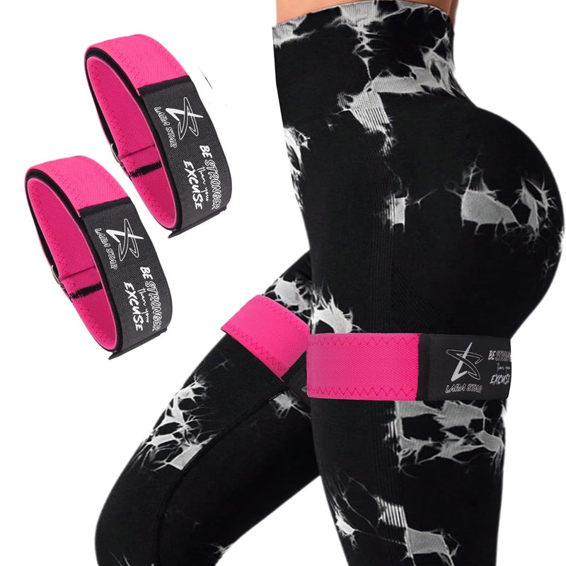 LARA STAR BFR Occlusion Bands for Women Glutes,Blood Flow Restriction Bands for Legs, Butt & Hip Building, Workouts, Best Fabric Resistance Bands for Squat Butt & Thigh - Image 1