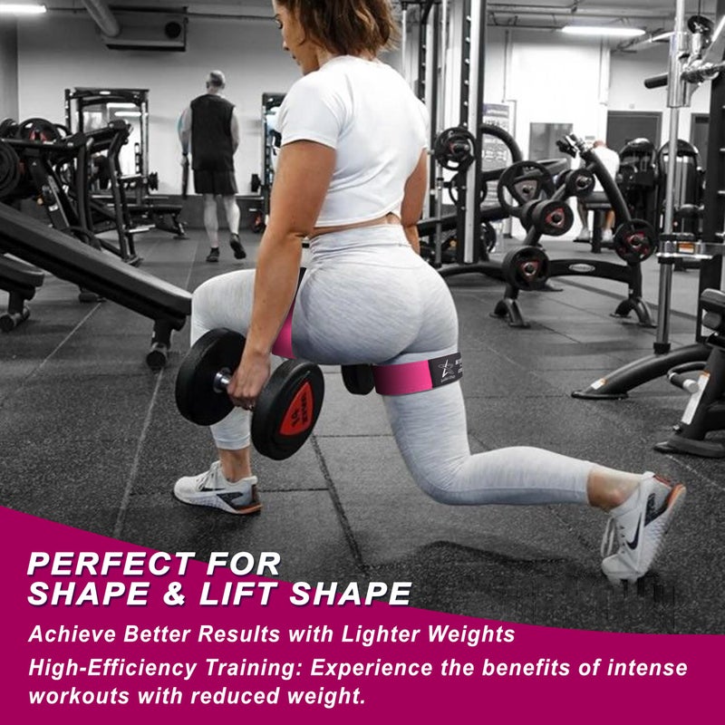 LARA STAR BFR Occlusion Bands for Women Glutes,Blood Flow Restriction Bands for Legs, Butt & Hip Building, Workouts, Best Fabric Resistance Bands for Squat Butt & Thigh - Image 2