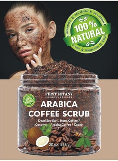 First Botany First Botany Cosmeceuticals, 100% Natural Arabica Coffee Scrub with Organic Coffee Coconut & Shea Butter, 20 oz  - Image 2