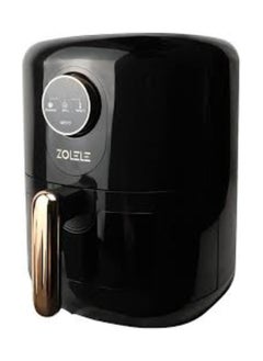 ZOLELE ZA004 Electric Air Fryer 4.5L Capacity Non-Stick Coating Fried Basket, Knob Control Temperature Pull Pan Automatic Power Off 1400W Power - Black  - Image 1