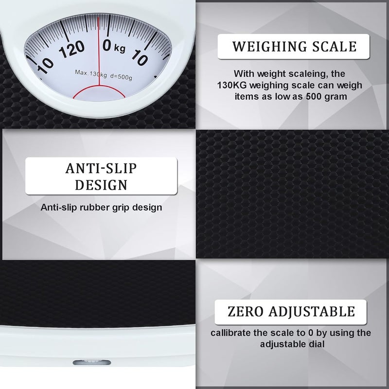 GVC Metal Body Analog Weighing Scale - Fitness Weight Machine - Image 3