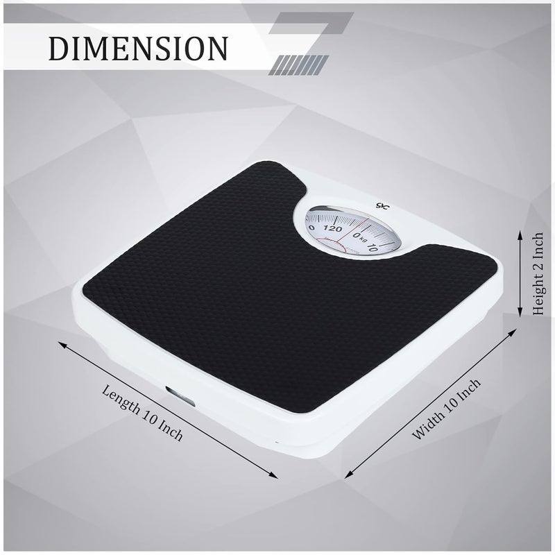 GVC Metal Body Analog Weighing Scale - Fitness Weight Machine - Image 4
