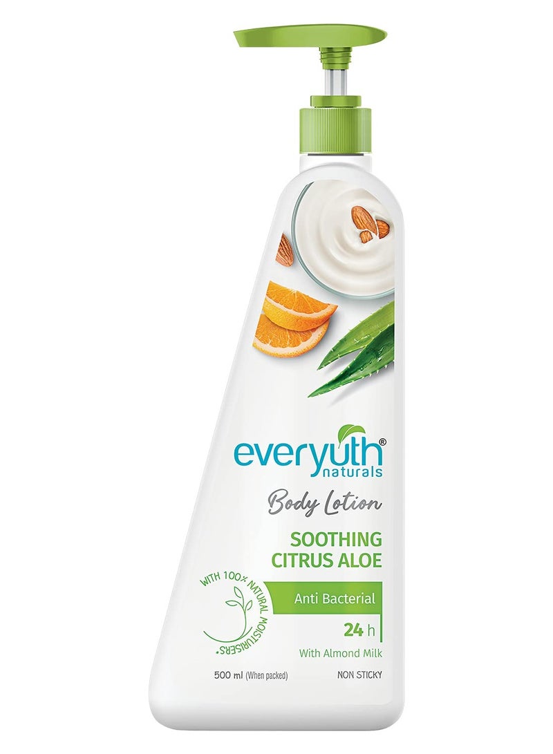 Everyuth Naturals Body Lotion Soothing Citrus Aloe 500ml - Image 1