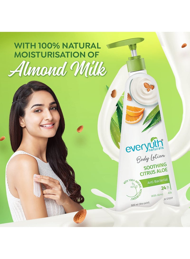 Everyuth Naturals Body Lotion Soothing Citrus Aloe 500ml - Image 3