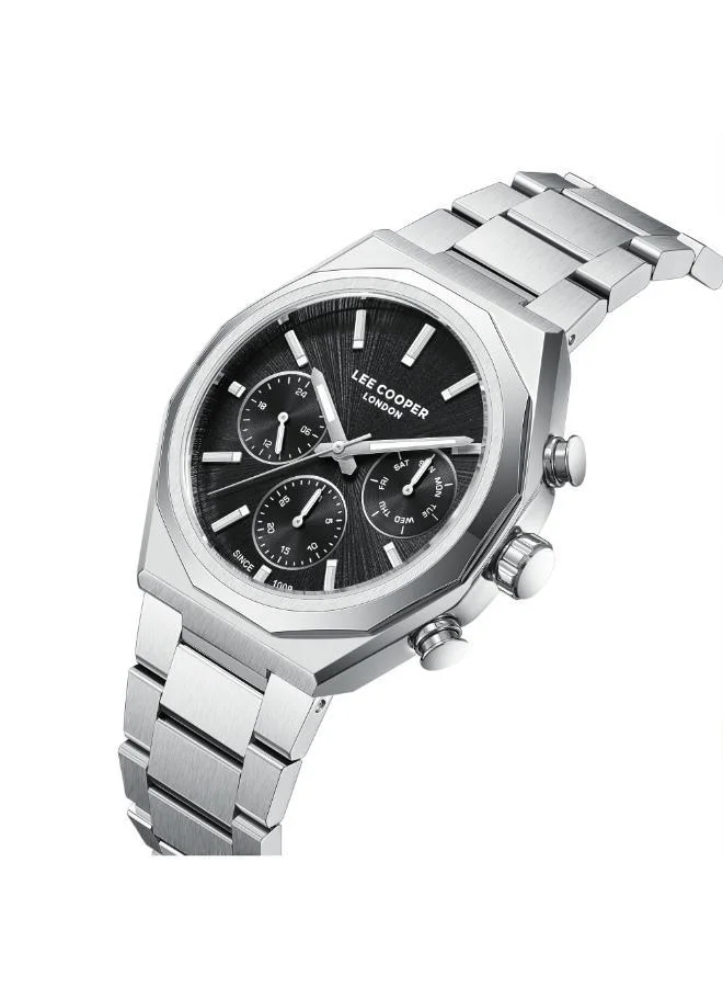 Lee Cooper  Men's Metal MULTIFUNCTION Watch LC08402.350 - 39 mm for Men | Best Price UAE