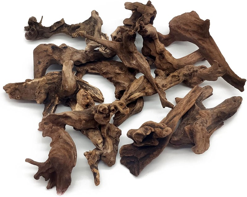 Hamiledyi Aquarium Driftwood 10 PCS Natural Wood Driftwood Branches Fish Tank Habitat Decor Sinkable Reptile Tree Log Decorations Assorted Terrarium Ornament for Aquarium Fish Reptiles Tank Small - Image 1