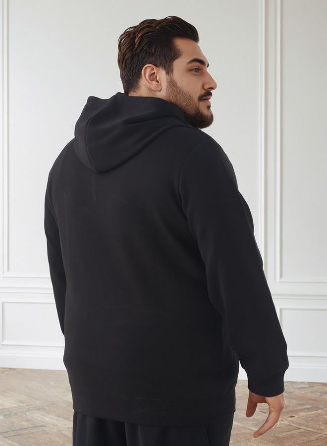 Maxim Men Plus Size Regular Fit Hoodie - Image 3