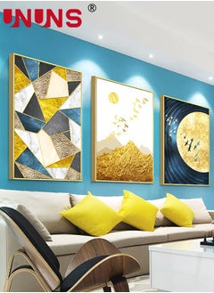 UNUNS 3PCS Abstract Boho Wall Art Prints,Minimalist Geometric Boho Wall Art,Bird pattern Art Canvas Painting Pictures For Bedroom Living Room Bathroom Boho Room Decor,40x60cm,Unframed((Only Drawing Core))  - Image 3