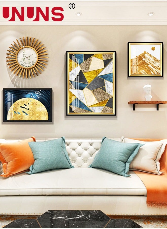 UNUNS 3PCS Abstract Boho Wall Art Prints,Minimalist Geometric Boho Wall Art,Bird pattern Art Canvas Painting Pictures For Bedroom Living Room Bathroom Boho Room Decor,40x60cm,Unframed((Only Drawing Core))  - Image 2
