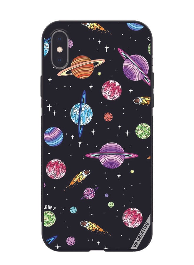 VR CREATIVE Protective Case Cover For Apple iPhone X/XS Astronaut Design Multicolour - Image 1