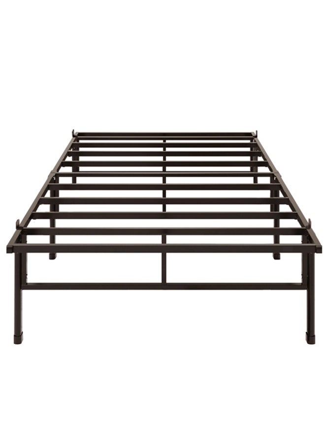 Yanara 90x190 cm Metal Platform Twin Bed Frame with Storage Space Under Bed, 35 cm Height, Heavy Duty Steel Slat Support, Easy Assembly, No Box Spring Needed  - Image 2