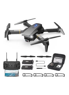 ELTRAZONE E99 Foldable Drone with 8K Dual HD Camera and Smart Obstacle Avoidance Compact RC Quadcopter with Altitude Hold Optical Flow Positioning One-Key Return and App Control Ideal for Stable Aerial Photography Travel and Beginners in Multicolour  - Image 1