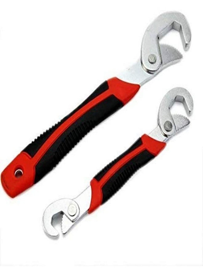 FORUG Stainless Steel Socket Adjustable Universal Multi Function Wrench Spanner Set Tools 9mm to 32mm Works, Hand Tools (Set of 2 Piece) - Image 1