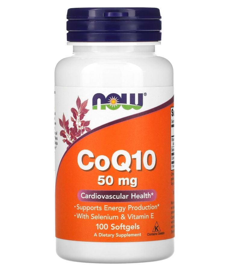 CoQ10 50 mg 100 Softgels