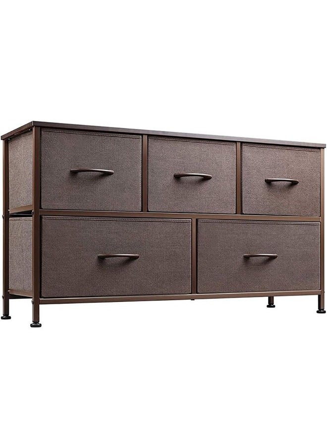 Generic - Dresser Cabinet，Chest of Drawer with 5 Drawers，Kids Toy Storage Box Multi Box Toy Organizer Steel  Storage Cabinet Shelf Rack - Image 1