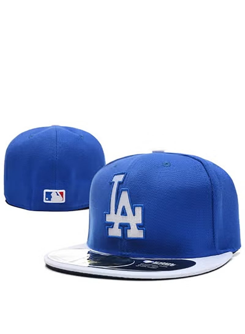 NEW ERA MLB Los Angeles Dodgers LA Logo Flat - Brim Baseball Cap-59.6cm