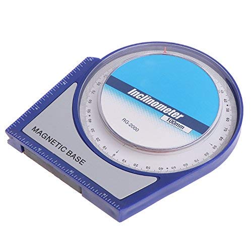 HANUMEX Inclinometer Protractor Tilt Level Meter Angle Finder Clinometer with Magnetic Base (100 mm) - Image 2