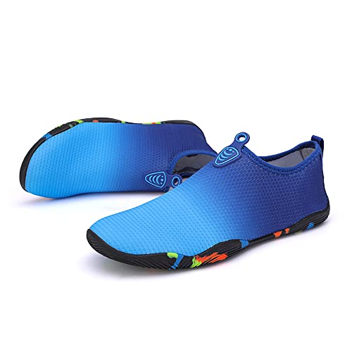 Vsufim Quick-Dry Water Sports Barefoot Shoes Aqua Socks for Swim Beach Pool Surf Yoga for Women Men (8 Women/7 Men) - Image 3