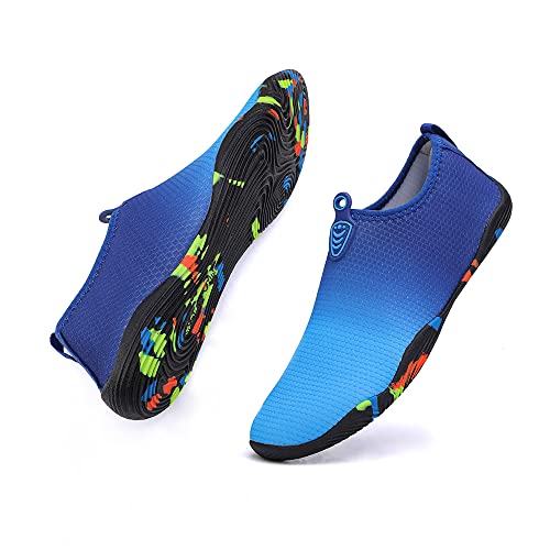 Vsufim Quick-Dry Water Sports Barefoot Shoes Aqua Socks for Swim Beach Pool Surf Yoga for Women Men (8 Women/7 Men) - Image 2