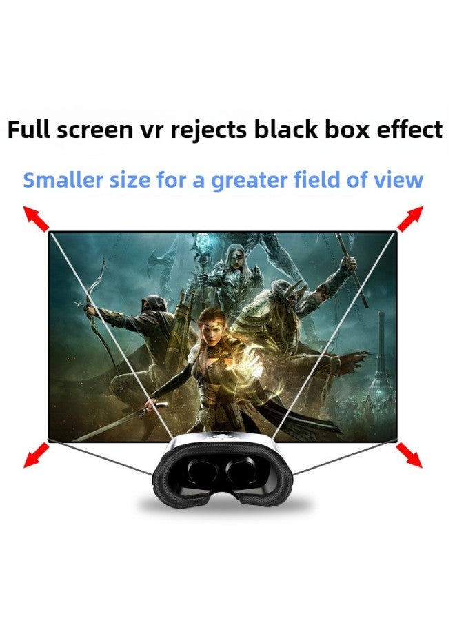 White One-piece Gift VR Classic Cinema Mobile Phone Glasses Glasses 3DVRG Special Generation Glasses-Color:Vr Handle - Image 3