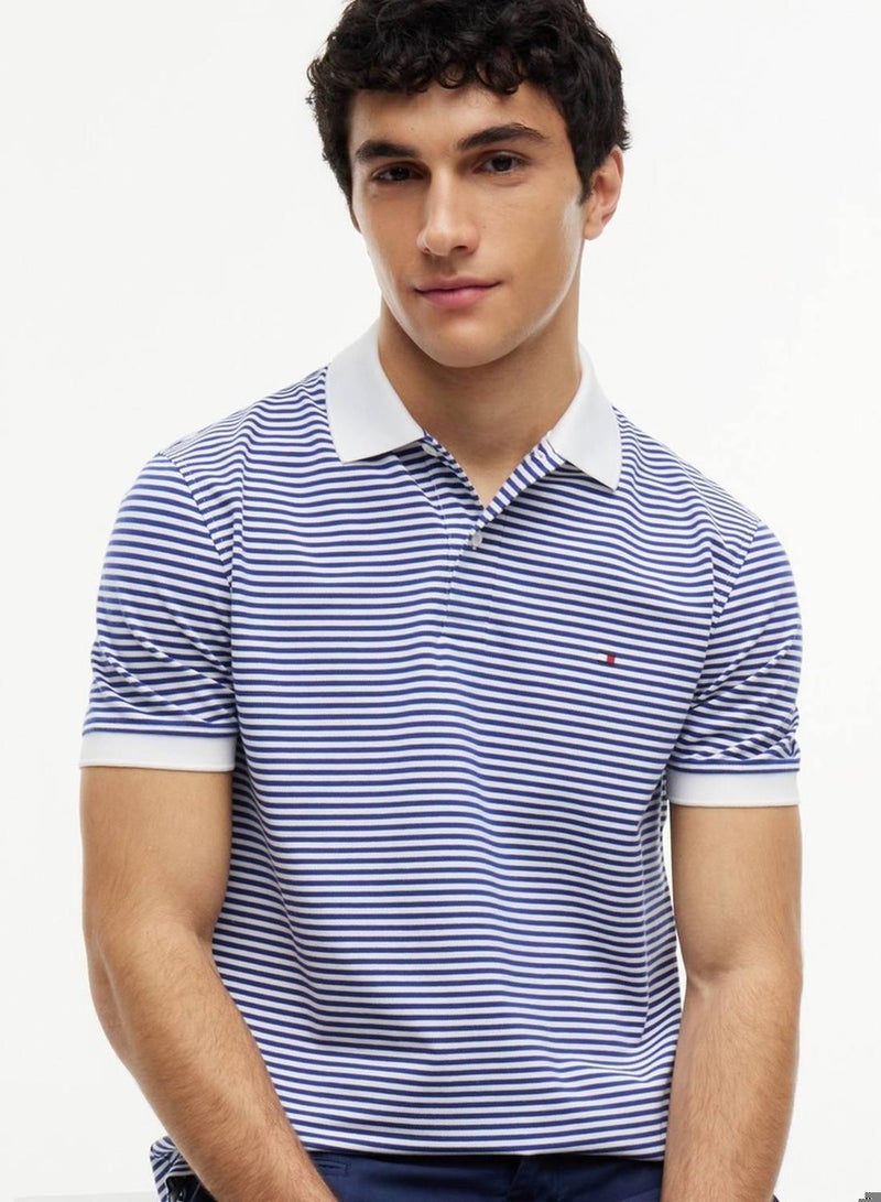 TOMMY HILFIGER Performance Regular Fit Pique Polo Shirt - Image 2
