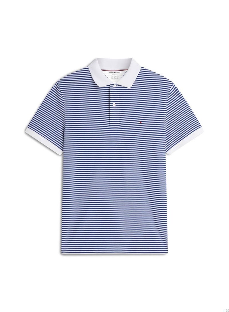 TOMMY HILFIGER Performance Regular Fit Pique Polo Shirt - Image 5