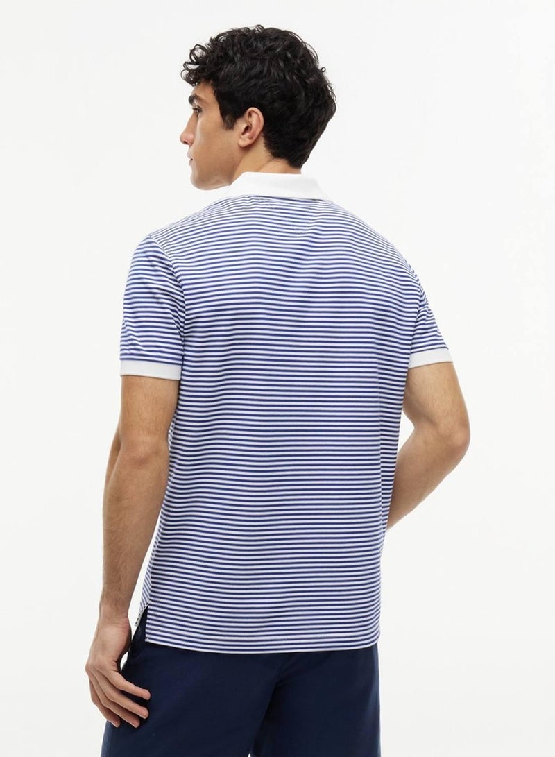 TOMMY HILFIGER Performance Regular Fit Pique Polo Shirt - Image 3