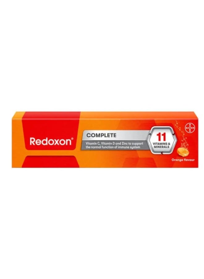 Complete 11 Vitamins and Minerals, Orange, 15 Effer Tablets