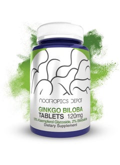 Ginkgo Biloba Extract Tablets ; 120Mg ; 90 Count ; Minimum 10% Kaempferol Glycoside + 2% Bilobalide ; May Help Promote Cognitive & Cardiovascular Function