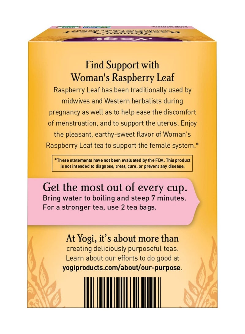 YOGI Raspberry Leaf Caffeine Free 16 Tea Bags - 29 g  - Image 5